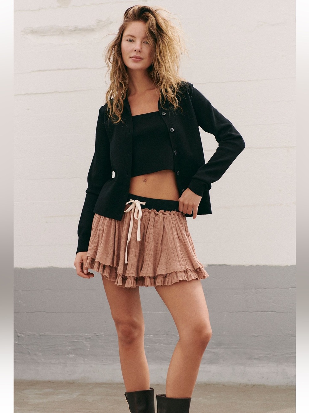 Free People Pretty Please Mini Skirt